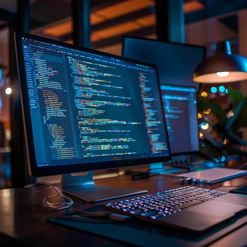 Multiple screens with code in a workspace